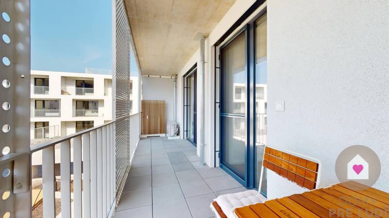 BA IV/AGÁTY-Rent of a modern designer 3-room apartment with terrace