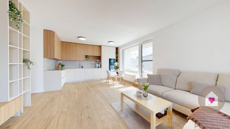 BA IV/AGÁTY-Rent of a modern designer 3-room apartment with terrace