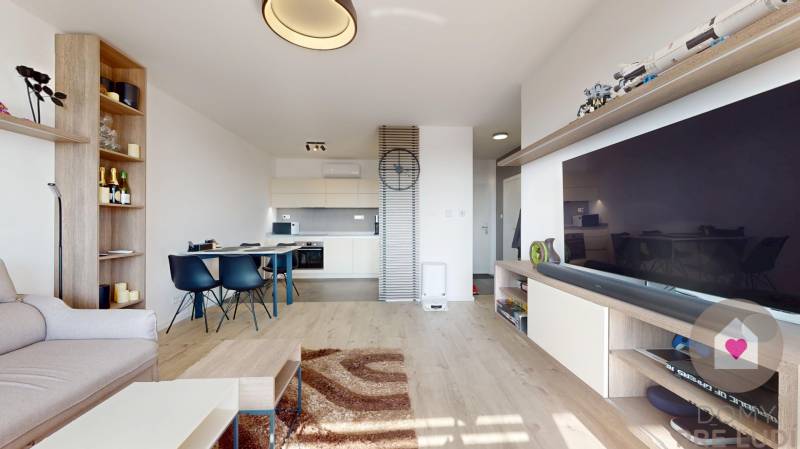 BA/PETRŽALKA-Furnished 2-room apartment with balcony in a new building