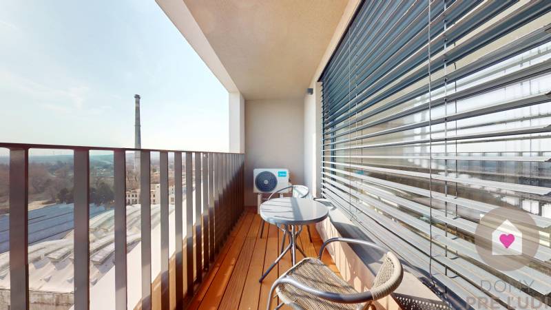 BA/PETRŽALKA-Furnished 2-room apartment with balcony in a new building