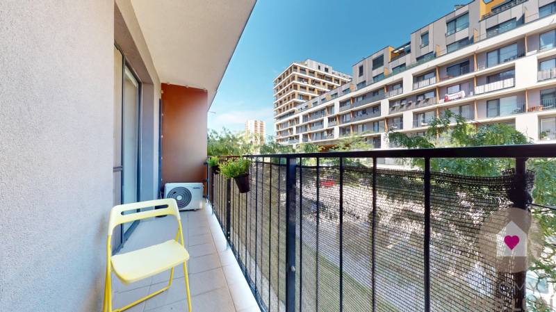 BA/PETRŽALKA-Rent 1-room apartment with air conditioning and balcony 