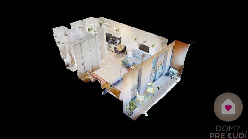 BA/PETRŽALKA-Rent 1-room apartment with air conditioning and balcony 