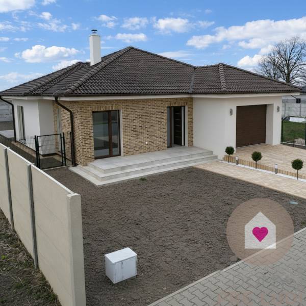 DUNAJSKÁ STREDA-Sale of 4 new family houses with a garage and a land