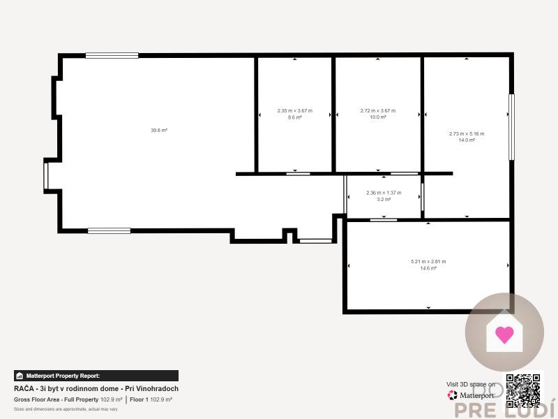 Sale Two bedroom apartment, Two bedroom apartment, Pri vinohradoch, Br