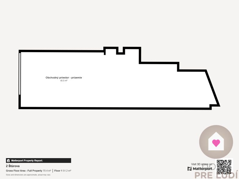 Rent Commercial premises, Commercial premises, Štúrova, Bratislava - S