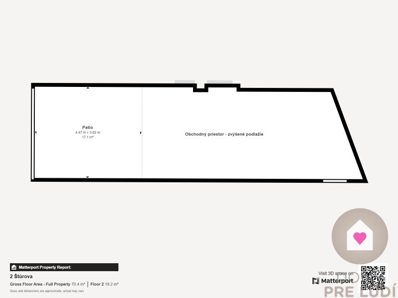 Rent Commercial premises, Commercial premises, Štúrova, Bratislava - S