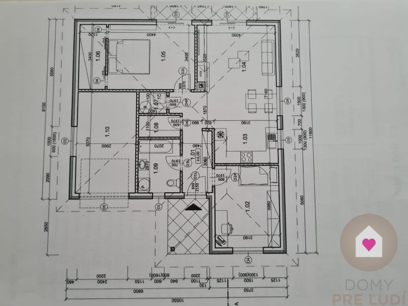 MALÉ LEVÁRE-Sale of 3 modern new-build family houses with heat pump 