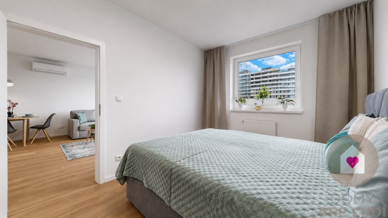 Trnava - Furnished 2-room apartment with parking and balcony 
