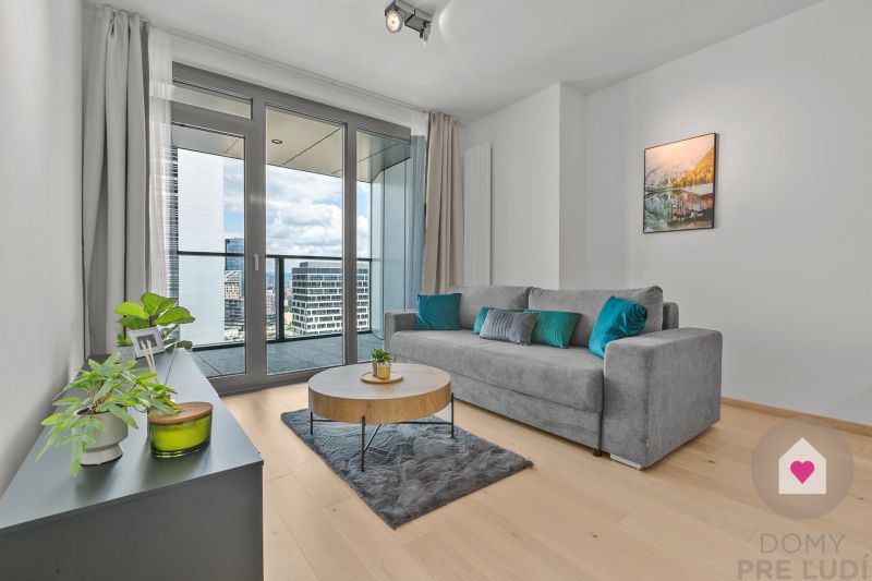 BA/Eurovea Tower-Rent a modern 2 bedroom apartment with a balcony