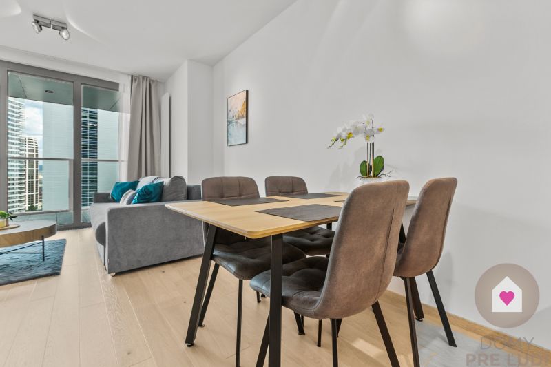 BA/Eurovea Tower-Rent a modern 2 bedroom apartment with a balcony