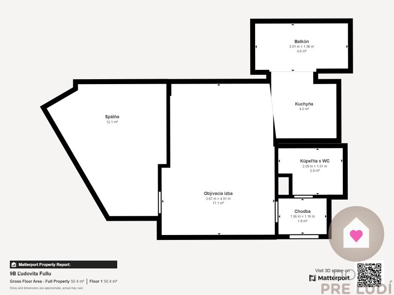 BA/KARLOVA VES- Rent of a spacious 2-room apartment with a balcony 