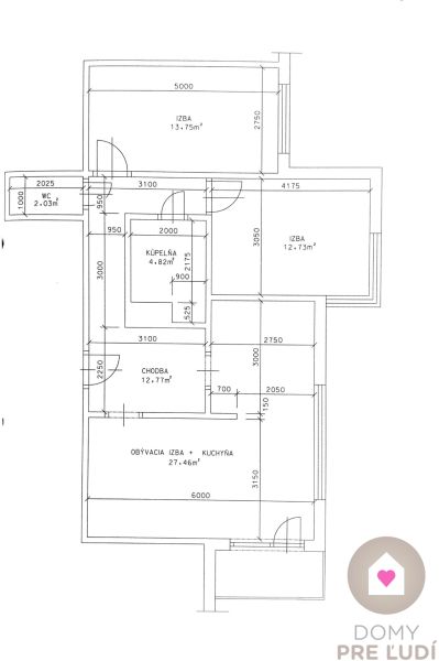 Modern 3-room apartment after reconstruction with air conditioning 