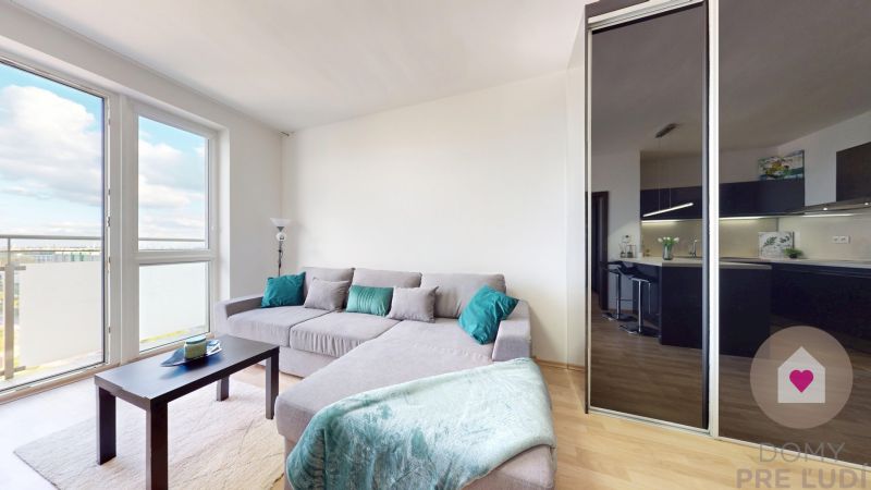 BA/PETRŽALKA -Rent of a 2-room apartment with a view in a new building