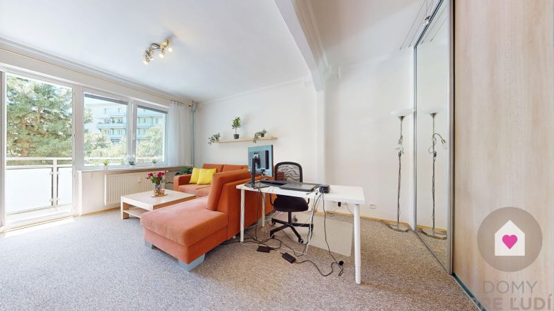 BA/NOVÉ MESTO-Rent a furnished 2-room apartment with 2 balconies 
