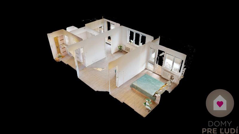 BA/RUŽINOV-2-room apartment with balcony and loggia after recontructio