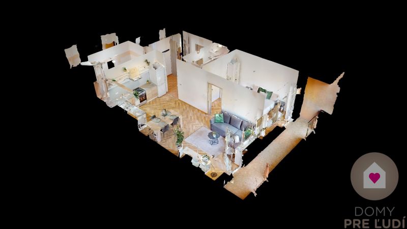 PEZINOK-SPacious 2-room apartment with a loggia and a wardrobe 