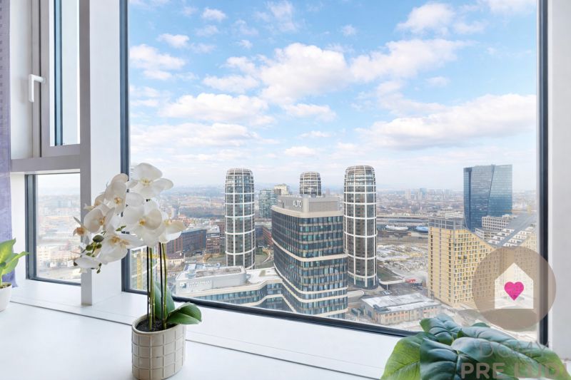 BA I/PANORAMA CITY-Furnished 1-room apartment for rent + loggia-27th 