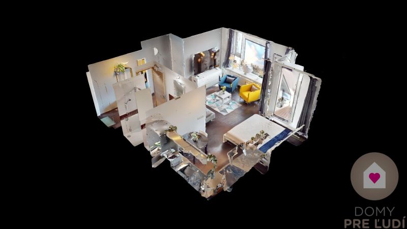 BA I/PANORAMA CITY-Furnished 1-room apartment for rent + loggia-27th 